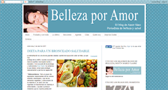 Desktop Screenshot of bellezaporamor.com