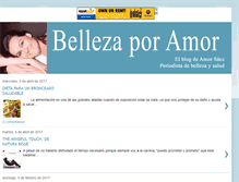 Tablet Screenshot of bellezaporamor.com